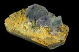 Purple-Green, Cubic Fluorite Crystal Cluster #122030-2